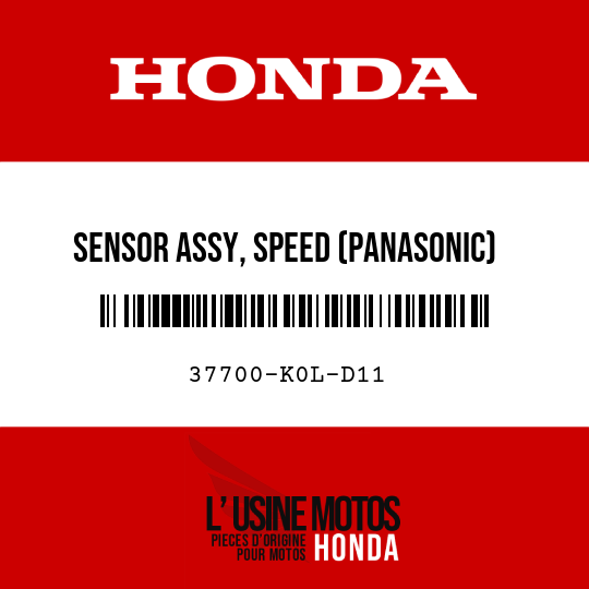 image de 37700-K0L-D11 SENSOR ASSY, SPEED (PANASONIC)