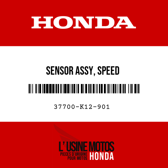 image de 37700-K12-901 SENSOR ASSY, SPEED