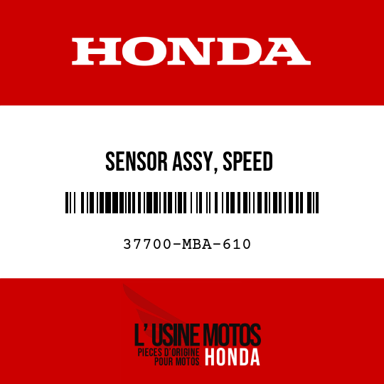 image de 37700-MBA-610 SENSOR ASSY, SPEED