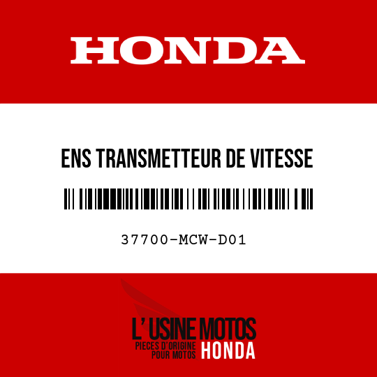 image de 37700-MCW-D01 ENS TRANSMETTEUR DE VITESSE