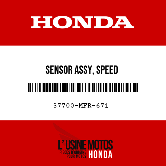 image de 37700-MFR-671 SENSOR ASSY, SPEED