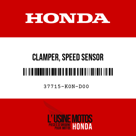 image de 37715-K0N-D00 CLAMPER, SPEED SENSOR