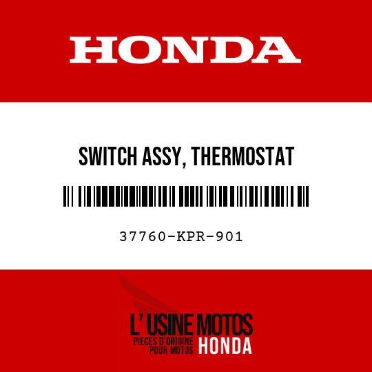image de 37760-KPR-901 SWITCH ASSY, THERMOSTAT