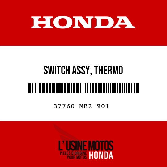 image de 37760-MB2-901 SWITCH ASSY, THERMO