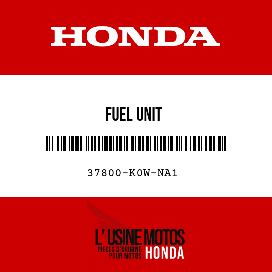 image de 37800-K0W-NA1 FUEL UNIT