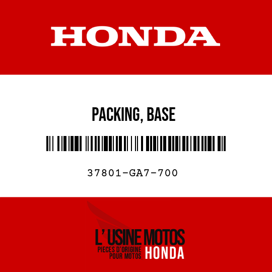 image de 37801-GA7-700 PACKING, BASE