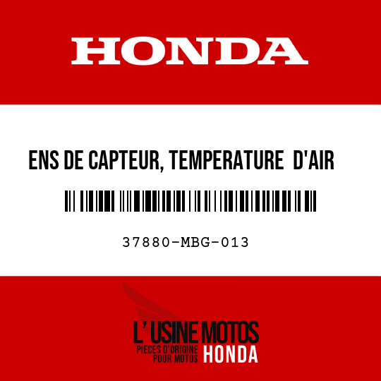 image de 37880-MBG-013 ENS DE CAPTEUR, TEMPERATURE  D'AIR