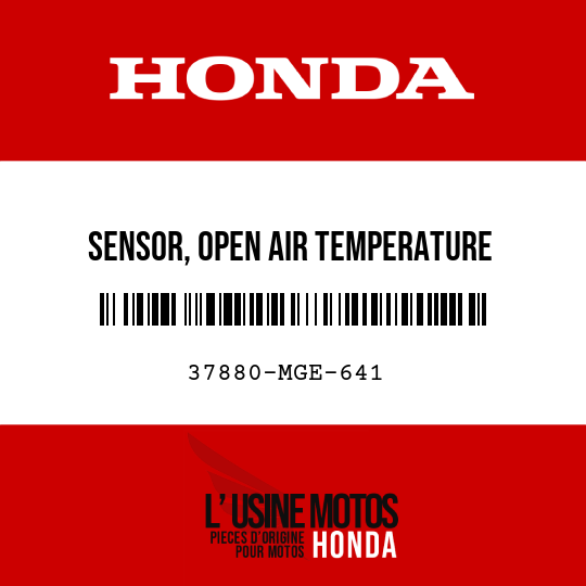 image de 37880-MGE-641 SENSOR, OPEN AIR TEMPERATURE
