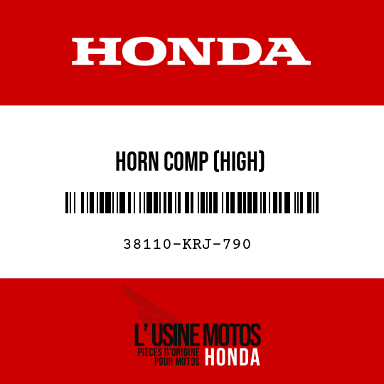 image de 38110-KRJ-790 HORN COMP (HIGH)
