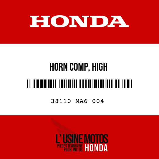 image de 38110-MA6-004 HORN COMP, HIGH