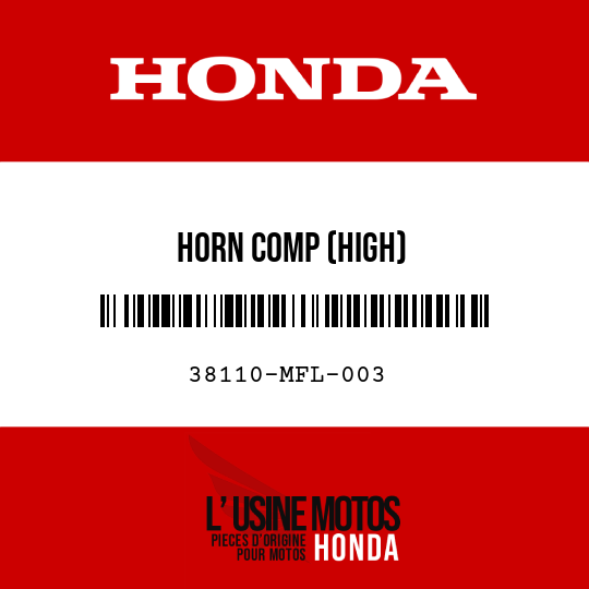 image de 38110-MFL-003 HORN COMP (HIGH)