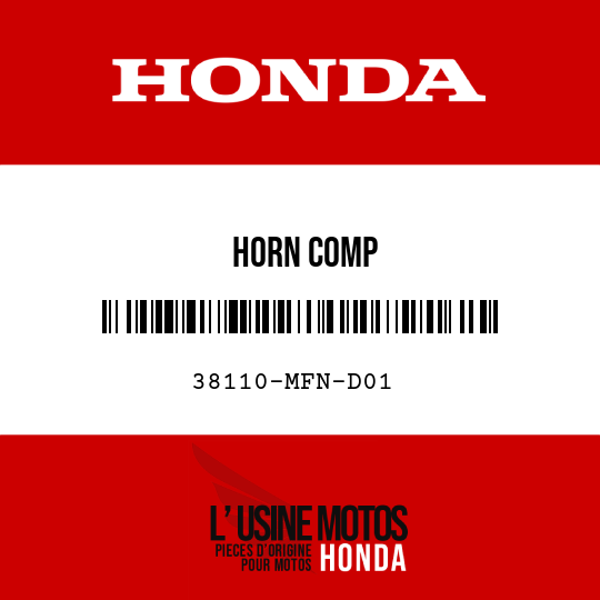 image de 38110-MFN-D01 HORN COMP