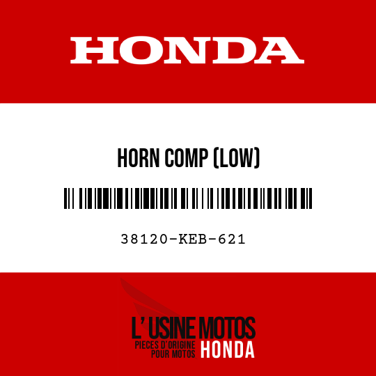 image de 38120-KEB-621 HORN COMP (LOW)