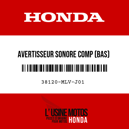 image de 38120-MLV-J01 AVERTISSEUR SONORE COMP (BAS)