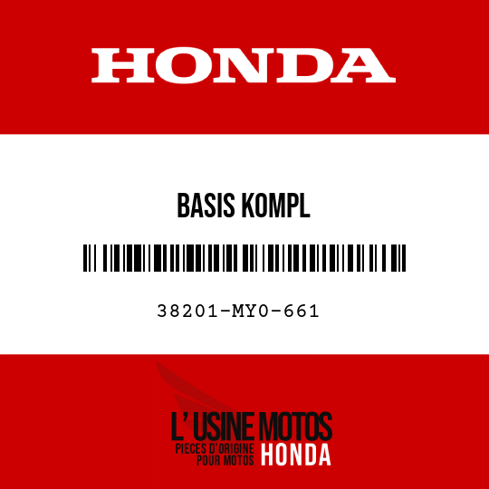 image de 38201-MY0-661 BASIS KOMPL