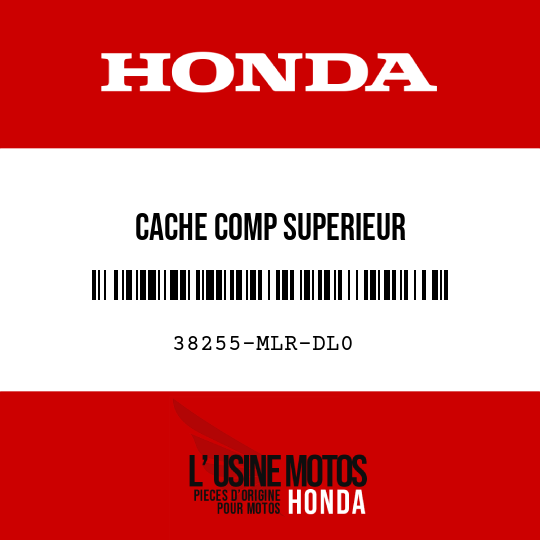 image de 38255-MLR-DL0 CACHE COMP SUPERIEUR