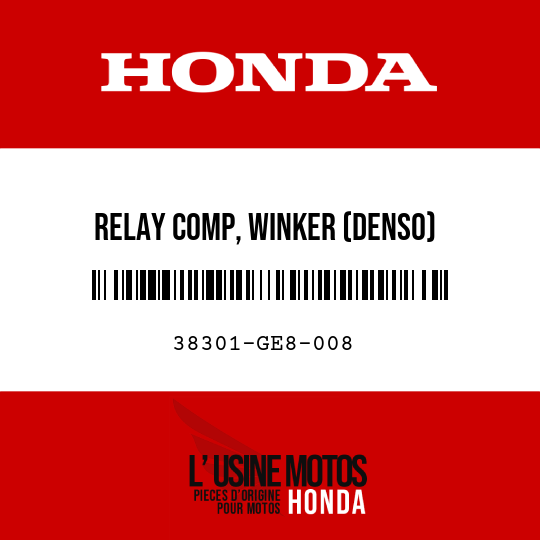 image de 38301-GE8-008 RELAY COMP, WINKER (DENSO)