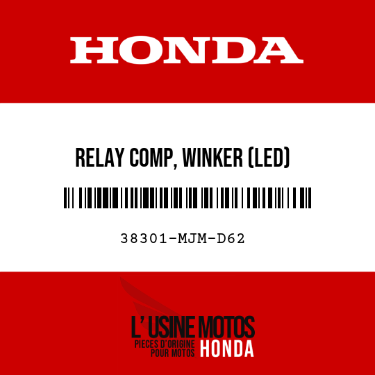 image de 38301-MJM-D62 RELAY COMP, WINKER (LED)