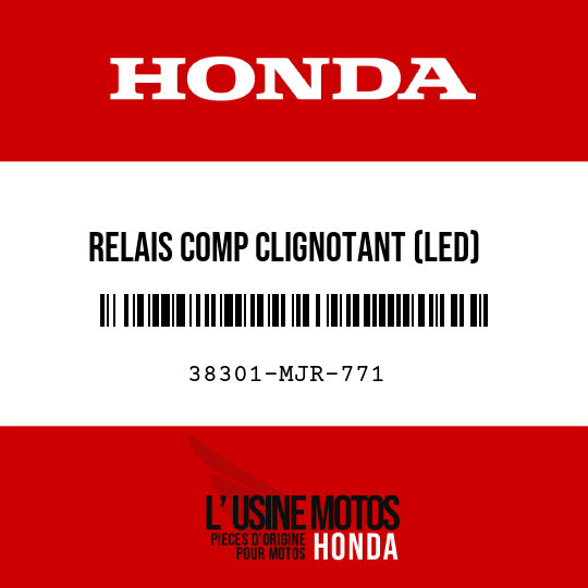 image de 38301-MJR-771 RELAIS COMP CLIGNOTANT (LED)