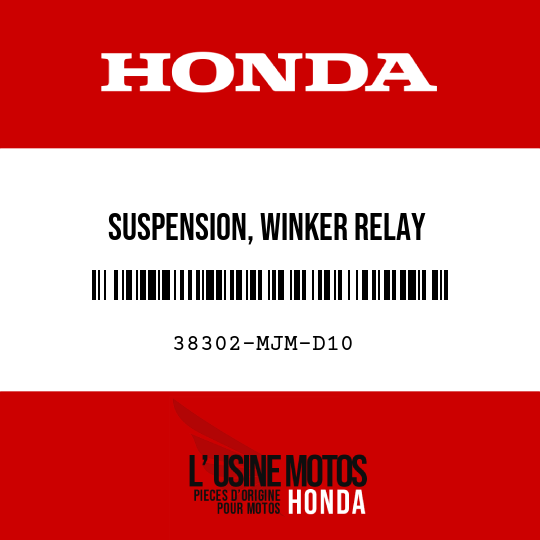 image de 38302-MJM-D10 SUSPENSION, WINKER RELAY