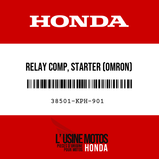 image de 38501-KPH-901 RELAY COMP, STARTER (OMRON)