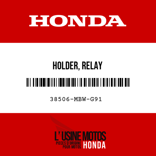 image de 38506-MBW-G91 HOLDER, RELAY