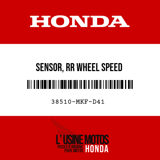 image de 38510-MKF-D41 SENSOR, RR WHEEL SPEED