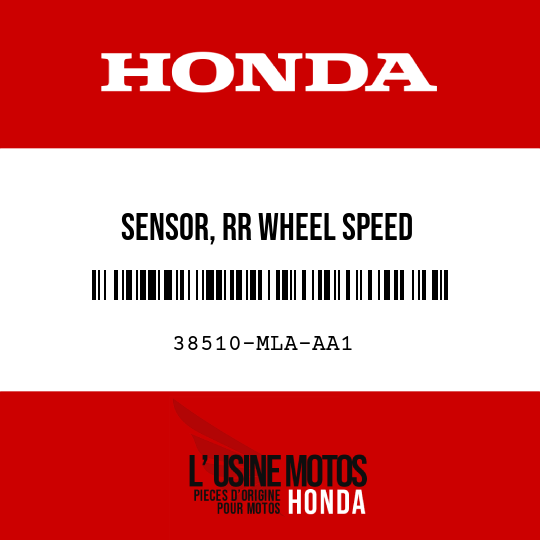 image de 38510-MLA-AA1 SENSOR, RR WHEEL SPEED