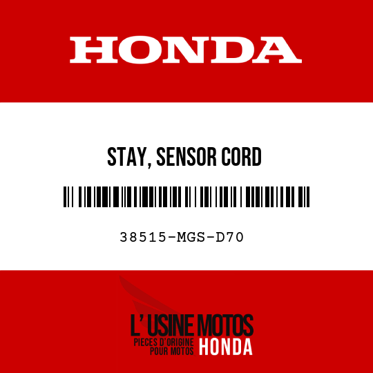 image de 38515-MGS-D70 STAY, SENSOR CORD