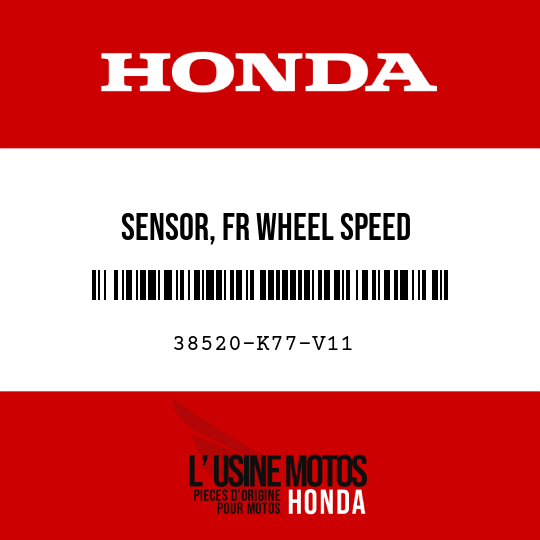 image de 38520-K77-V11 SENSOR, FR WHEEL SPEED