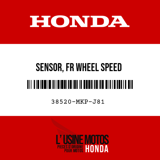image de 38520-MKP-J81 SENSOR, FR WHEEL SPEED