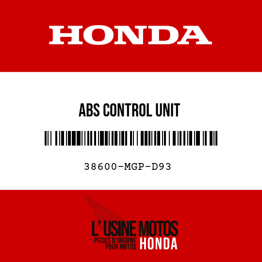 image de 38600-MGP-D93 ABS CONTROL UNIT