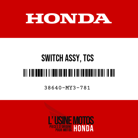 image de 38640-MY3-781 SWITCH ASSY, TCS