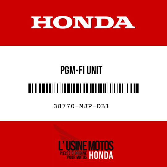 image de 38770-MJP-DB1 PGM-FI UNIT