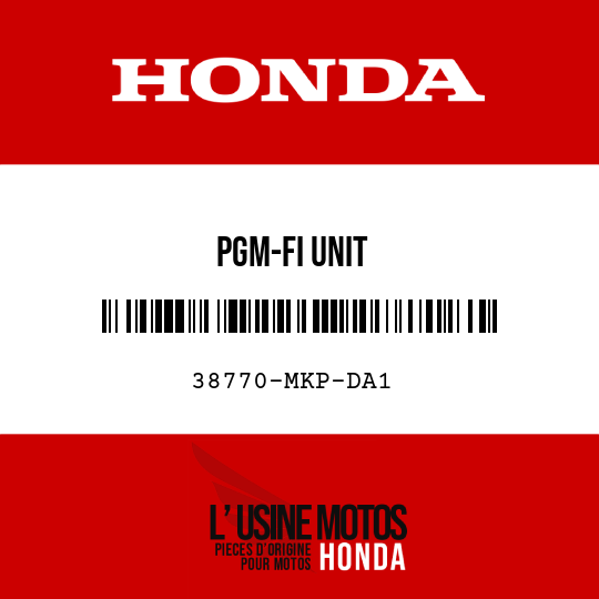 image de 38770-MKP-DA1 PGM-FI UNIT