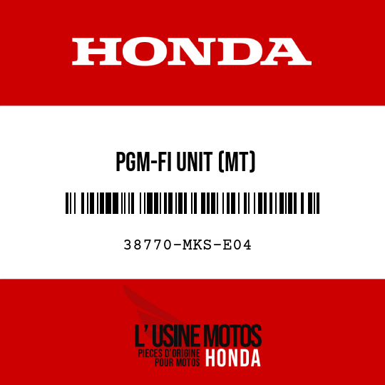 image de 38770-MKS-E04 PGM-FI UNIT (MT)
