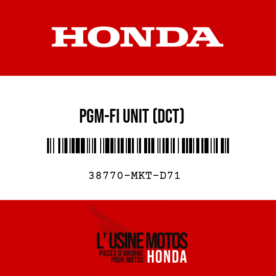 image de 38770-MKT-D71 PGM-FI UNIT (DCT)