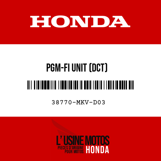 image de 38770-MKV-D03 PGM-FI UNIT (DCT)