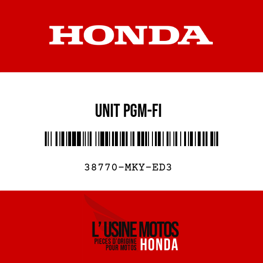 image de 38770-MKY-ED3 UNIT PGM-FI