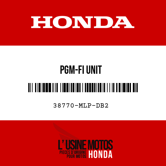 image de 38770-MLP-DB2 PGM-FI UNIT