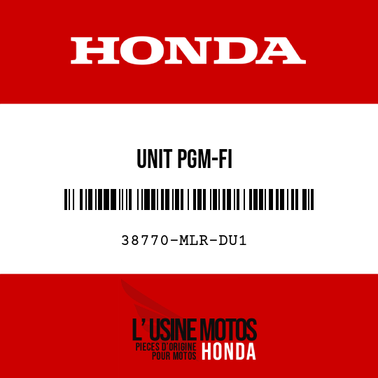 image de 38770-MLR-DU1 UNIT PGM-FI