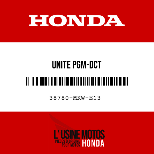 image de 38780-MKW-E13 UNITE PGM-DCT