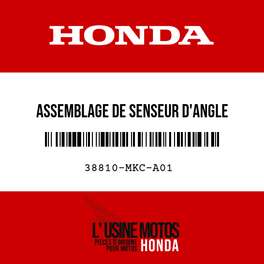 image de 38810-MKC-A01 ASSEMBLAGE DE SENSEUR D'ANGLE (40DEGREE)