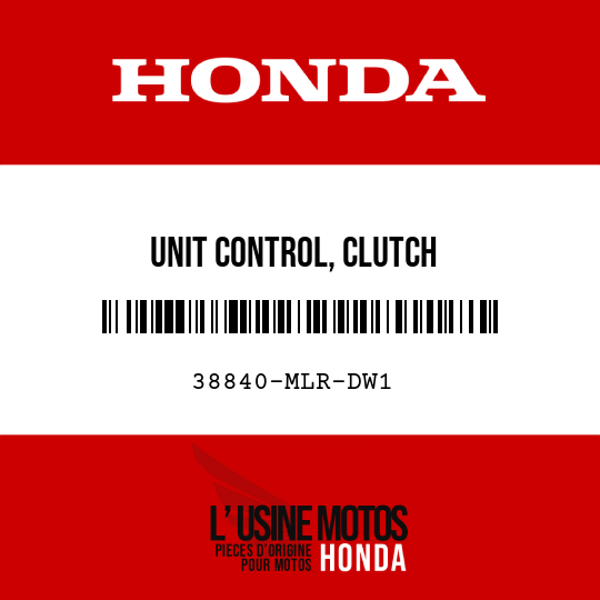 image de 38840-MLR-DW1 UNIT CONTROL, CLUTCH