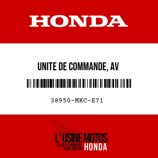 image de 38950-MKC-E71 UNITE DE COMMANDE, AV