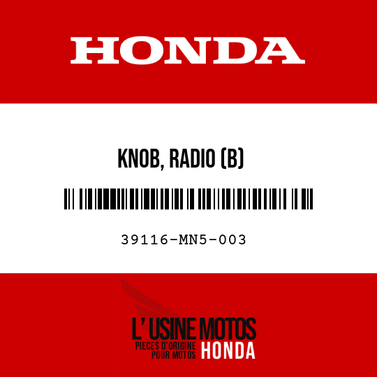 image de 39116-MN5-003 KNOB, RADIO (B)