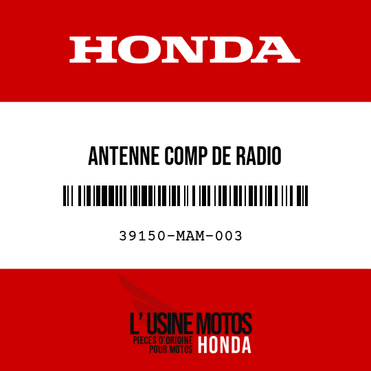 image de 39150-MAM-003 ANTENNE COMP DE RADIO