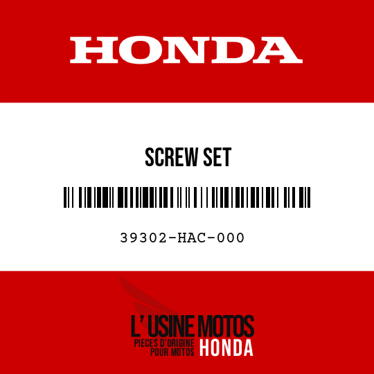 image de 39302-HAC-000 SCREW SET