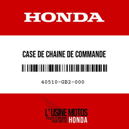 image de 40510-GB2-000 CASE DE CHAINE DE COMMANDE