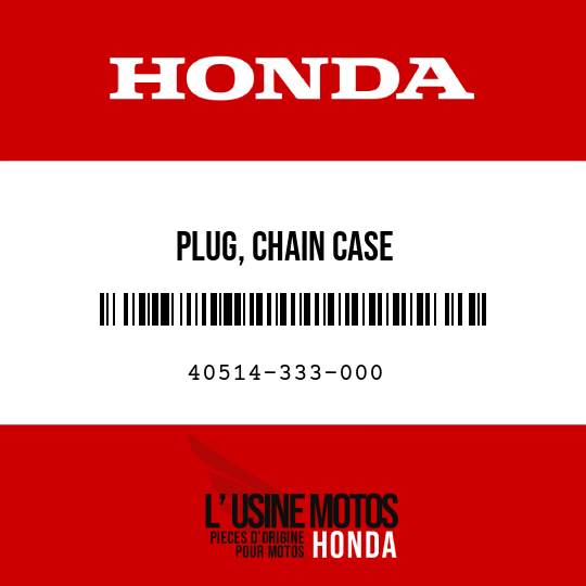 image de 40514-333-000 PLUG, CHAIN CASE